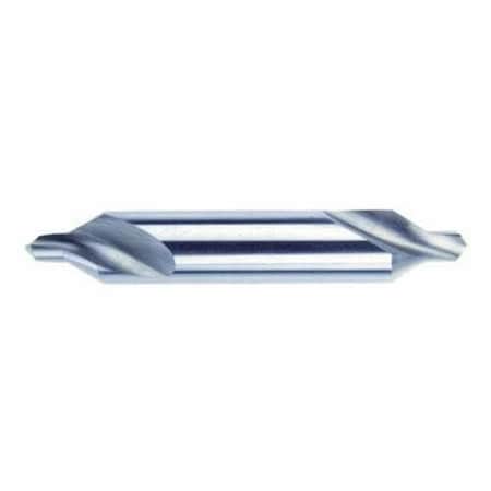 Morse 1495 Plain Combined Drill And Countersink, 3, 60 Deg included, 60 Deg Point, HSS, Bright 25043
